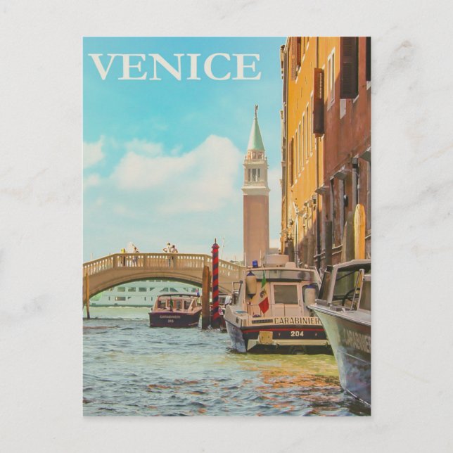 Vintage Venice  Postcard (Front)