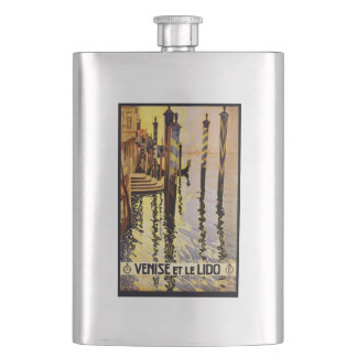 Vintage "Venise et le Lido" Italy flask