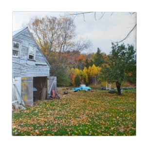 Vintage Vermont Scene Tile