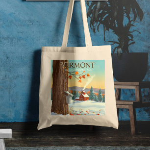 Vintage Vermont Tote Bag