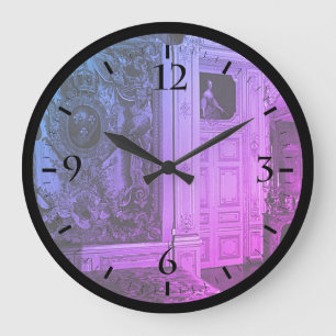 Vintage Versailles Palace Louis XV Bed chamber Lar Large Clock