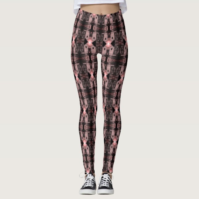 Vintage Versailles Palace Louis XV Bed chamber Leggings (Front)