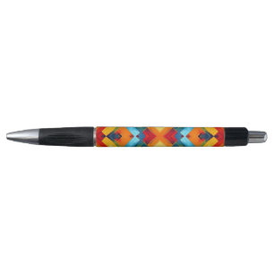 Vintage Vibes In Colours: Stylish Geometric Forms Pen