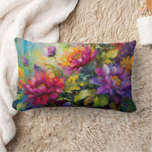 Vintage Vibrant Floral Painting