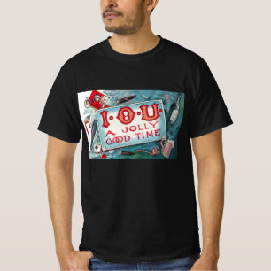 Vintage Vices Party, Gambling Drinking Smoking T-Shirt