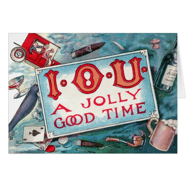 Vintage Vices Party, Jeu Boire Fumer (Devant horizontal)