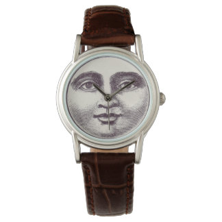 Vintage Victoria Era "Moon Face" Watch