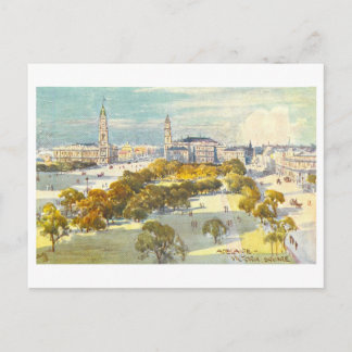 Vintage Victoria Square, Adelaide, Australia Postcard