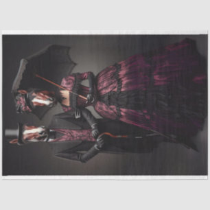 Vintage Victorian  2 Horses Decoupage Tissue Paper