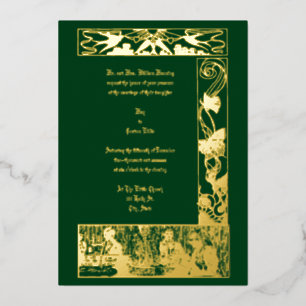 Vintage Victorian Art Nouveau Wedding