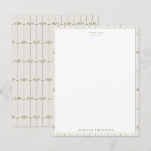 Vintage Victorian Botanical Lines Traditional