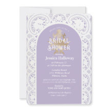 Vintage Victorian Bridal Shower Pastel Lilac