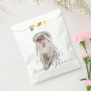 Vintage Victorian Bride with Bible Harrison Fisher Favour Bag