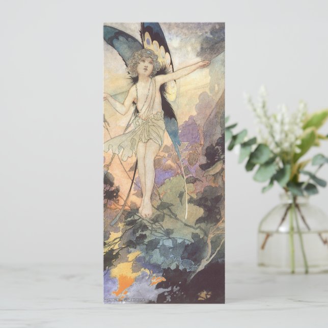 Vintage Victorian Butterfly Fairy by Robinson (Standing Front)