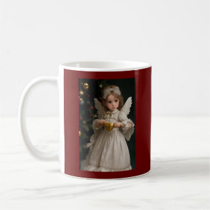 Vintage Victorian Christmas Angel Coffee Mug