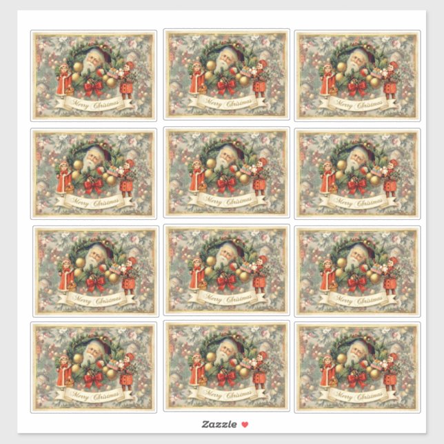 Vintage Victorian Christmas Baubles (Sheet)