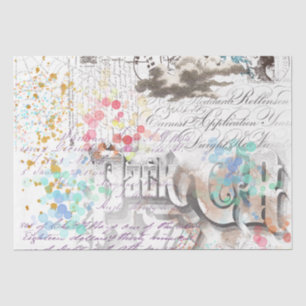 Vintage Victorian collage Tissue Paper