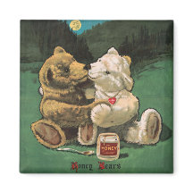 Vintage Victorian Cottagecore Honey Bears