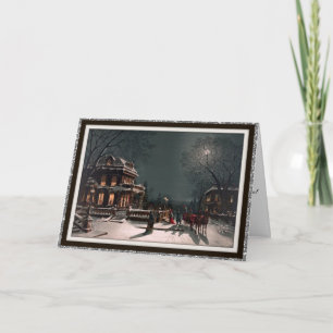 Vintage Victorian Custom Christmas Cards
