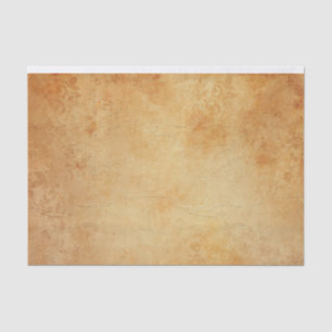 Vintage Victorian Distressed Orange Rust Abstract Tissue Paper