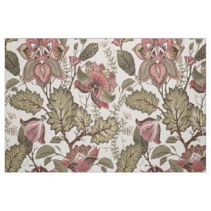 Vintage victorian dusty pink floral pattern fabric