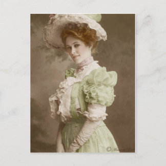 Vintage Victorian Edwardian Tinted Postcard 23