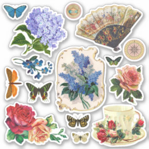 Vintage Victorian Ephemera Set - Marple Hall