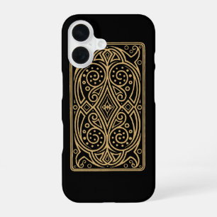 Vintage Victorian Era 1850 Playing Card Back iPhone 16 Case