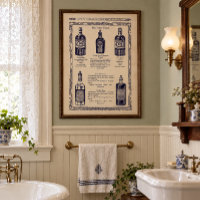 Vintage Victorian Era Beauty Parlour Toilet Water