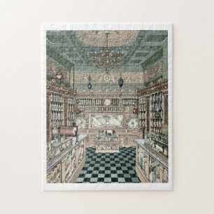 Vintage Victorian Era Drugstore Apothecary Art Jigsaw Puzzle