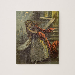 Vintage Victorian Fairy Tale, Cinderella Jigsaw Puzzle