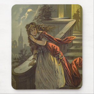 Vintage Victorian Fairy Tale, Cinderella Mouse Pad
