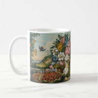 Vintage Victorian Floral & Fruit Still Life Art