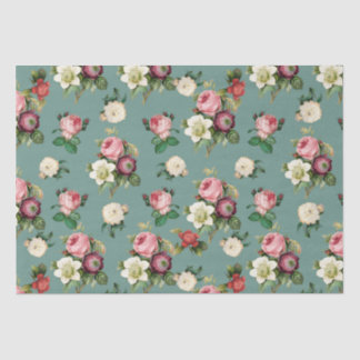 Vintage Victorian Flowers Decoupage - Marple Hall Tissue Paper