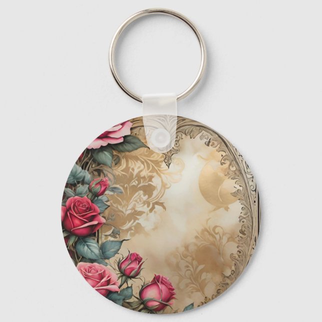 Vintage Victorian  Keychain (Front)