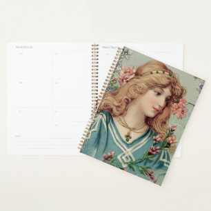 Vintage Victorian Lady Planner