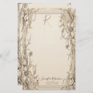 Vintage Victorian Look Stationery
