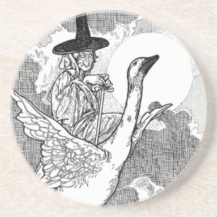 Vintage Victorian Mother Goose by Charles Robinson Coaster