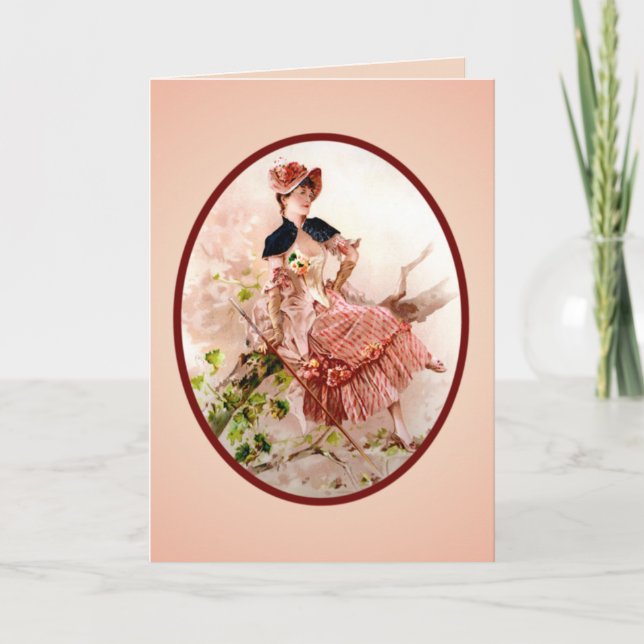 Vintage Victorian Mother's Day Card (Front)