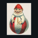 Vintage Victorian Odd Christmas Postcard<br><div class="desc">Vintage restored odd Victorian Christmas postcard.</div>