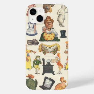 Vintage Victorian Paper Doll Toy, Alice Wonderland Case-Mate iPhone 14 Plus Case