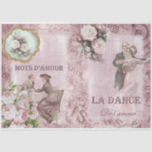 Vintage Victorian Parisian Series Design 1 Tissue Paper