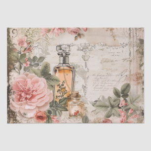 Vintage Victorian Perfume Decoupage  Tissue Paper