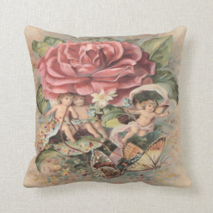 Vintage Victorian  Pillow Throw