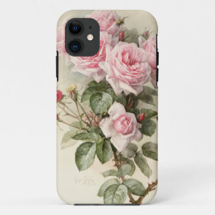 Vintage Victorian Romantic Roses iPhone 11 Case