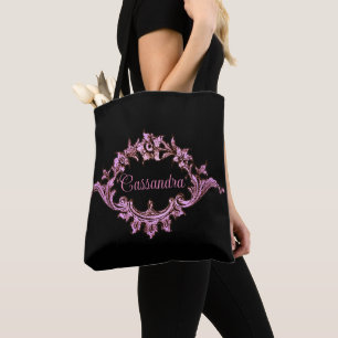 Vintage Victorian Romantic Steampunk Personalized Tote Bag