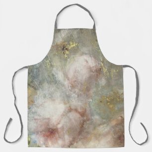 Vintage Victorian Rose Floral With Gold Accents  Apron