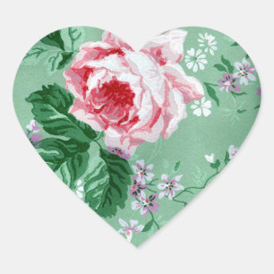Vintage Victorian Rose Wallpaper Sticker