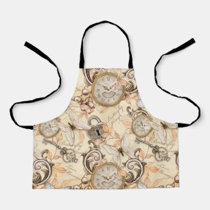 Vintage Victorian Shabby Chic Country Pattern Apron