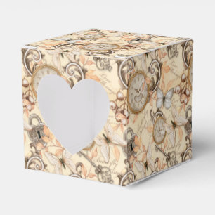 Vintage Victorian Shabby Chic Country Pattern Favor Box